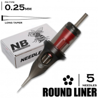 5 RLLT/0.25 - Round Liner Long Taper "BEE NEEDLE"