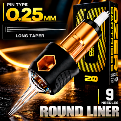 9 RLLT/0.25 - Round Liner Long Taper "OZER G"