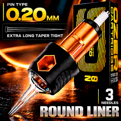 3 RLXT/0.20 - Round Liner Extra Long Taper "OZER G"