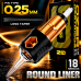 18 RLLT/0.25 - Round Liner Long Taper "OZER G"