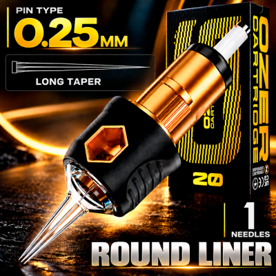 1 RLLT/0.25 - Round Liner Long Taper "OZER G"