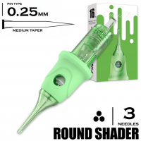 3 RSMT/0.25 - Round Shader Medium Taper "EZ Popu OMNI V2" 3 RSMT/0.25 - Round Shader Medium Taper "EZ Popu OMNI V2"