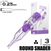 3 RSLT/0.25 - Round Shader Long Taper Micro - INKin REVO PMU
