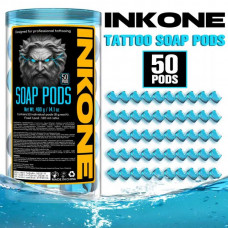 Концентрат антибактериального мыла INKONE Tattoo Soap Pods Blue, 50шт Концентрат антибактериального мыла INKONE Tattoo Soap Pods Blue, 50шт