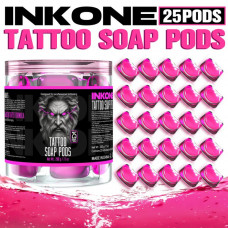 Концентрат антибактериального мыла INKONE Tattoo Soap Pods Pink, 25шт Концентрат антибактериального мыла INKONE Tattoo Soap Pods Pink, 25шт