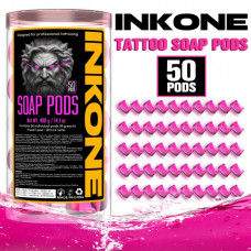 Концентрат антибактериального мыла INKONE Tattoo Soap Pods Pink, 50шт Концентрат антибактериального мыла INKONE Tattoo Soap Pods Pink, 50шт