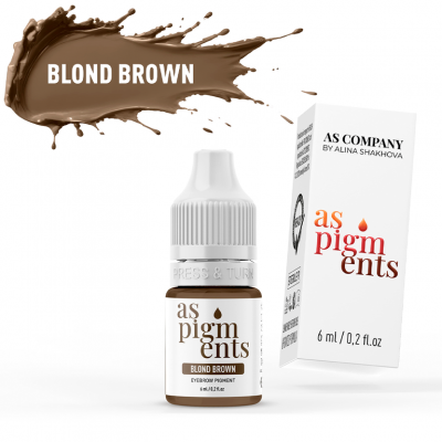 Пигмент для бровей Blond brown (Блонд) AS-Company, 6мл
