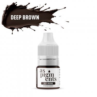 Пигмент для бровей Deep brown (Глубокий коричневый) AS-Company, 3мл