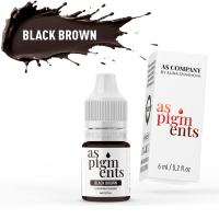 Пигмент для бровей Black brown (Темный Брюнет) AS-Company, 6мл Пигмент для бровей Black brown (Темный Брюнет) AS-Company, 6мл