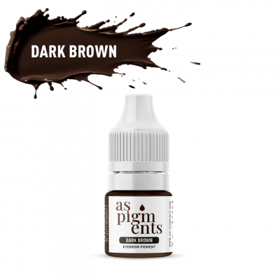 Пигмент для бровей Dark brown (Брюнет) AS-Company, 3мл