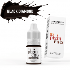 Пигмент для век Black diamond (Черный алмаз) AS-Company, 6мл Пигмент для век Black diamond (Черный алмаз) AS-Company, 6мл