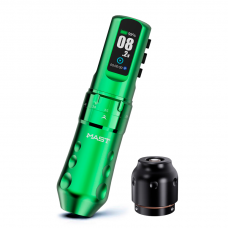 Беспроводная тату машинка MAST FLIP 4 Pro 2.5-4.5mm Strokes Green Беспроводная тату машинка MAST FLIP 4 Pro 2.5-4.5mm Strokes Green