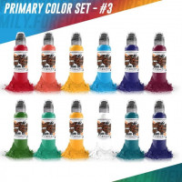 Color Primary Set #3 - "World Famous Ink" (США 12 шт по 1 OZ - 30 МЛ)