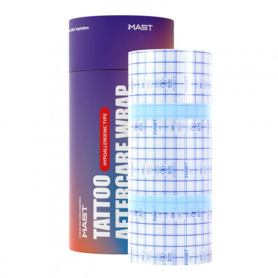 Заживляющая пленка для тату Mast Protective Film Premium Hypoallergenic Type (20см x 10м)