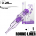 1 RLLT/0.25 - Round Liner Long Taper Micro - INKin REVO PMU