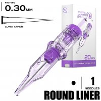 1 RLLT/0.30 - Round Liner Long Taper - INKin REVO PMU