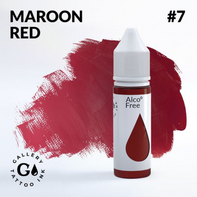 MAROON RED GALLERY TATTOO INK, 50мл