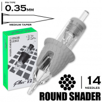 14 RSMT/0.35 - Round Shader Medium Taper "EZ FILTER V2"