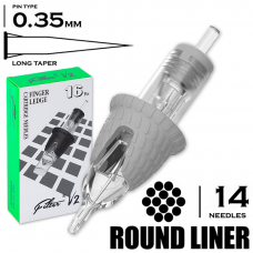 14 RLLT/0.35 - Round Liner Long Taper "EZ FILTER V2"
