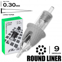 9 RLLT/0.30 - Round Liner Long Taper "EZ FILTER V2"