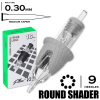 9 RSMT/0.30 - Round Shader Medium Taper "EZ FILTER V2"