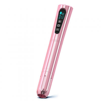 Беспроводная машинка для татуажа EZ PoPu Nora PMU Pink