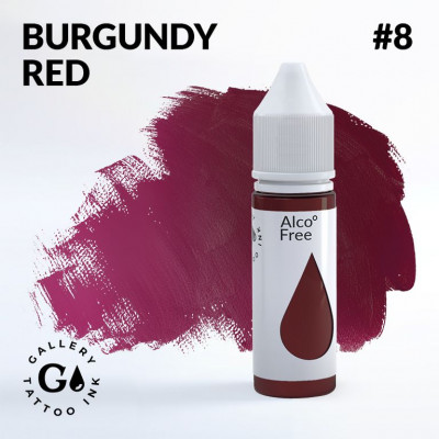 BURGUNDY RED GALLERY TATTOO INK, 10мл