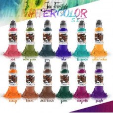 JAY FREESTYLE WATERCOLOR INK SET - "WORLD FAMOUS" (США 12 ШТ ПО 1 OZ - 30 МЛ)