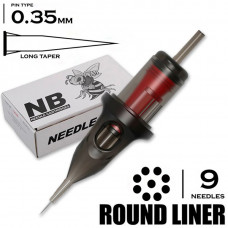 9 RLLT/0.35 - Round Liner Long Taper "BEE NEEDLE"