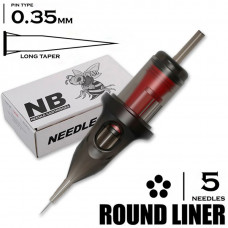 5 RLLT/0.35 - Round Liner Long Taper "BEE NEEDLE"
