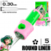 5 RLLT-X/0.30 - Round Liner Long Taper Extra - PEACH