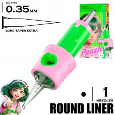 1 RLLT-X/0.35 - Round Liner Long Taper Extra - PEACH