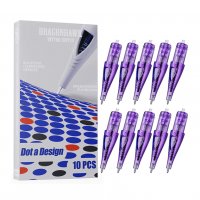 Картриджи для практики DragonHawk Ballpoint for Dotwork Drawing Purple