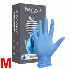 Нитриловые Перчатки "Benovy" (M) Blue