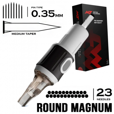23 RMMT/0.35 - Round Magnum Medium Taper - Mustang