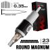 23 RMMT/0.35 - Round Magnum Medium Taper - Mustang