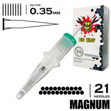 21MG/0,35 mm - Magnum (BIG-WASP Matte Transparent)