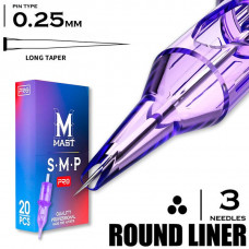 3 RLLT/0.25 - Round Liner Long Taper "MAST SMP PMU"