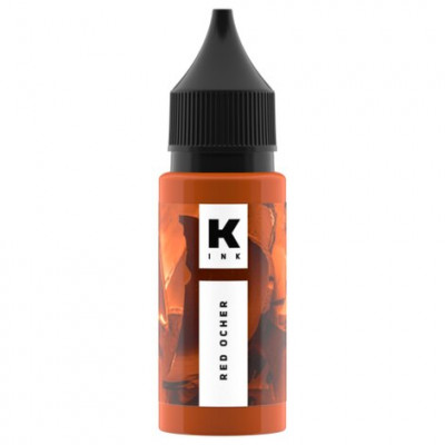 КРАСНАЯ ОХРА - КРАСКА TATTOO INK 15 МЛ