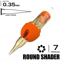 7 RSLT/0.35 - ROUND SHADER LONG TAPER "V-SELECT PLUS"