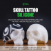 Силиконовый череп для тату практики DragonHawk Skull Tattoo Silicone