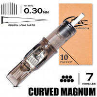 7 CMLT/0.30 - Curved Magnum Bugpin Long Taper "EZ FILTER"