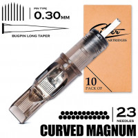 23 CMLT/0.30 - Curved Magnum Bugpin Long Taper "EZ FILTER"