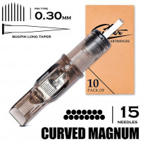 15 CMLT/0.30 - Curved Magnum Bugpin Long Taper "EZ FILTER"