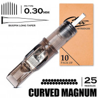 25 CMLT/0.30 - Curved Magnum Bugpin Long Taper "EZ FILTER"