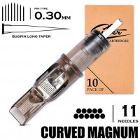 11 CMLT/0.30 - Curved Magnum Bugpin Long Taper "EZ FILTER"