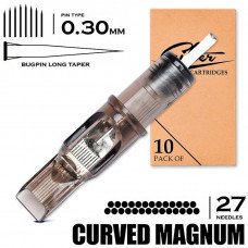 27 CMLT/0.30 - Curved Magnum Bugpin Long Taper "EZ FILTER"
