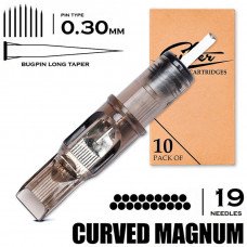 19 CMLT/0.30 - Curved Magnum Bugpin Long Taper "EZ FILTER"