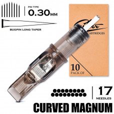 17 CMLT/0.30 - Curved Magnum Bugpin Long Taper "EZ FILTER"