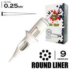 9RL/0,25 MM - ROUND LINER "BIG-WASP" (STANDARD WHITE)